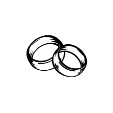 Wedding rings icon